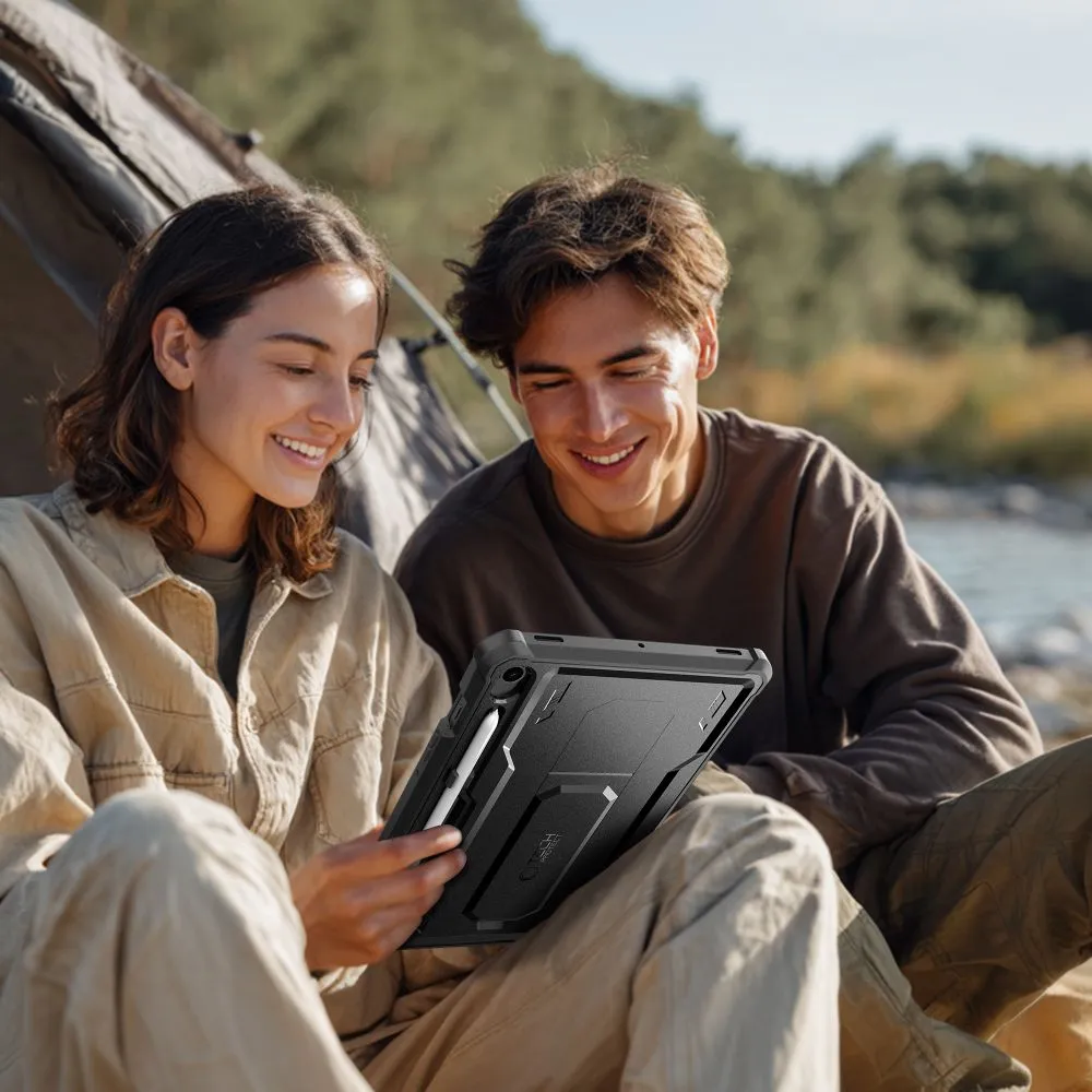 Samsung Galaxy Tab S10 LITE 10.9 Planšetes vāciņš melns TECH-PROTECT KEVLAR PRO Lite