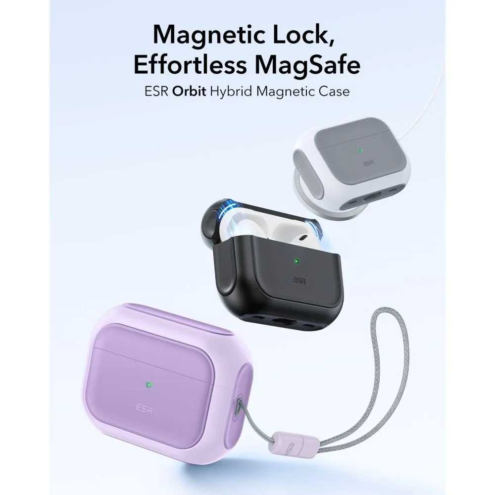Apple AirPods Pro 3 suojakuori, suojakotelo  ESR ORBIT HALOLOCK MAGSAFE