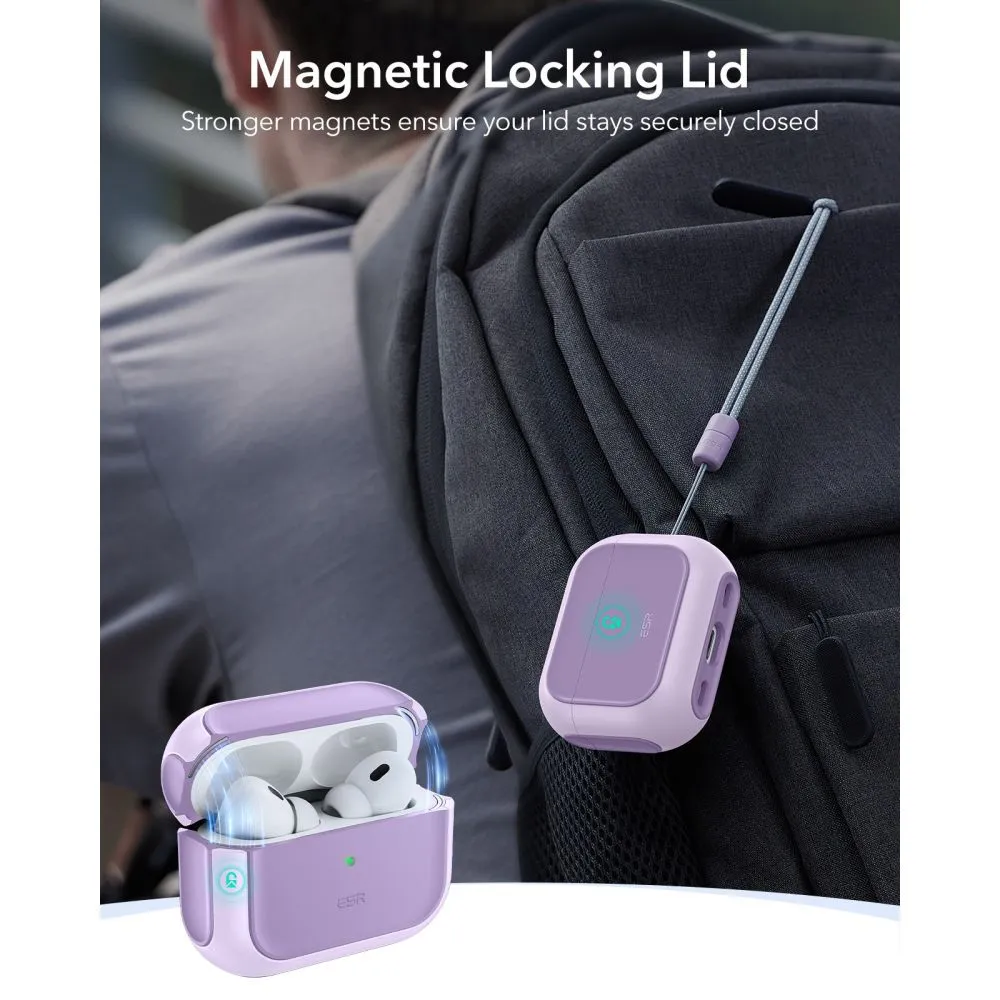 Apple AirPods Pro 3 suojakuori, suojakotelo  ESR ORBIT HALOLOCK MAGSAFE