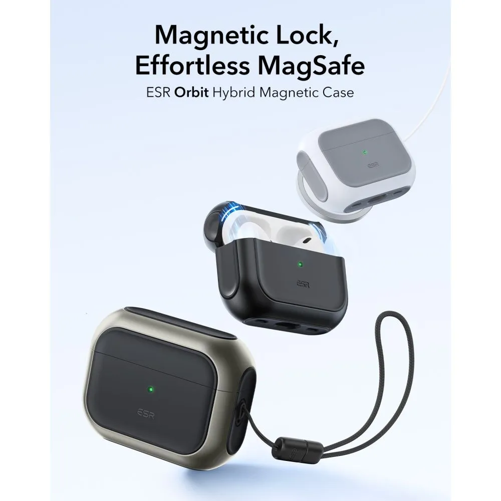 Apple AirPods Pro 3 suojakuori, suojakotelo  ESR ORBIT HALOLOCK MAGSAFE