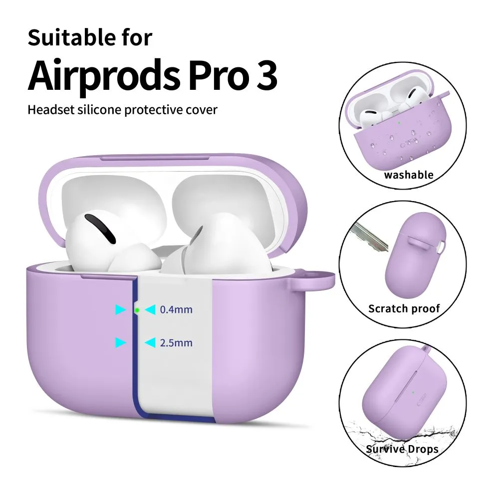 Apple AirPods Pro 3 maciņš  TECH-PROTECT SILICONE HOOK