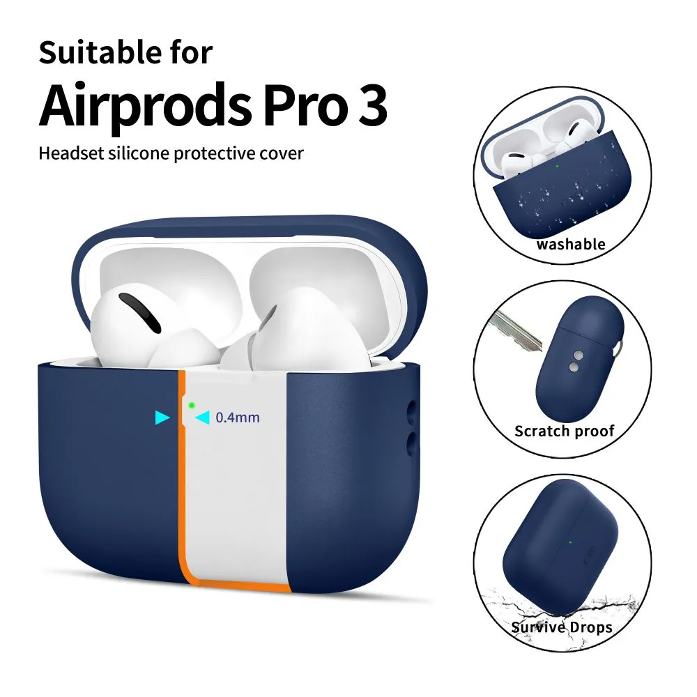 Apple AirPods Pro 3 skal, fodral TECH-PROTECT SILICONE