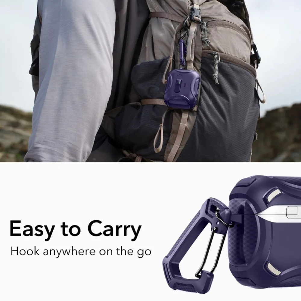 Apple AirPods Pro 3 maciņš  ESR CYBER FLICKLOCK HALOLOCK MAGSAFE