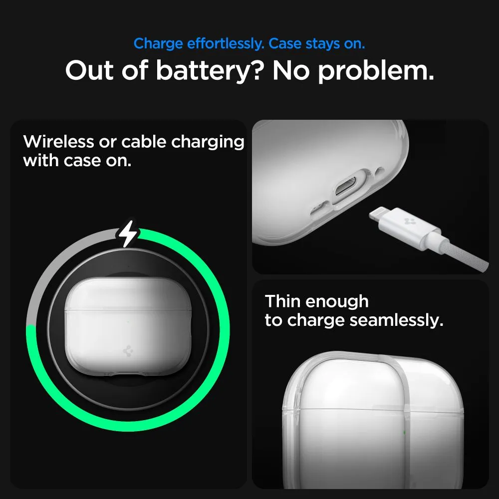 Apple AirPods Pro 3 чехол для телефона прозрачный SPIGEN LIQUID CRYSTAL