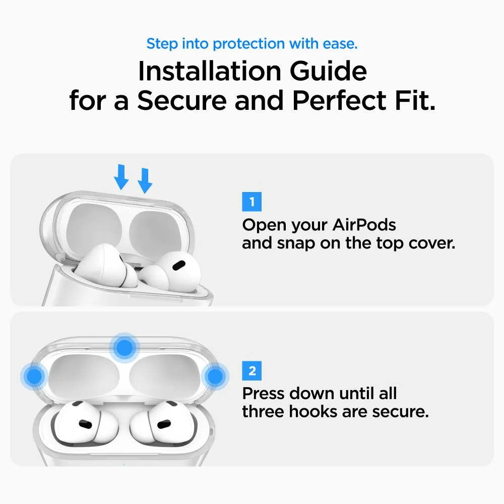 Apple AirPods Pro 3 чехол для телефона прозрачный SPIGEN LIQUID CRYSTAL