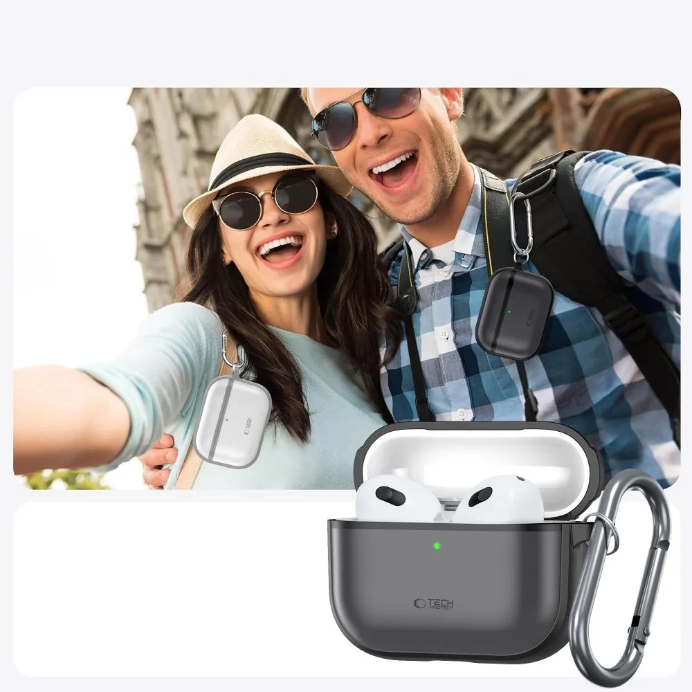 Apple AirPods Pro 3 telefona vāciņš melns TECH-PROTECT MAGMAT