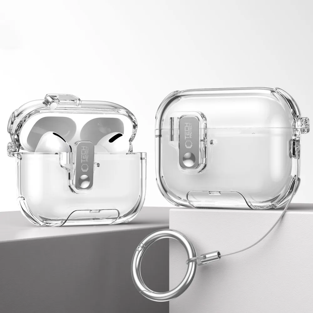 Apple AirPods Pro 3 Aizsargvāciņi un maciņi rozā TECH-PROTECT BOUNCE PRO