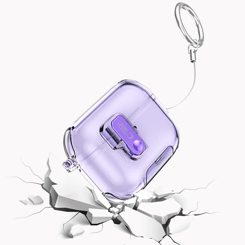 Apple AirPods Pro 3 Aizsargvāciņi un maciņi rozā TECH-PROTECT BOUNCE PRO