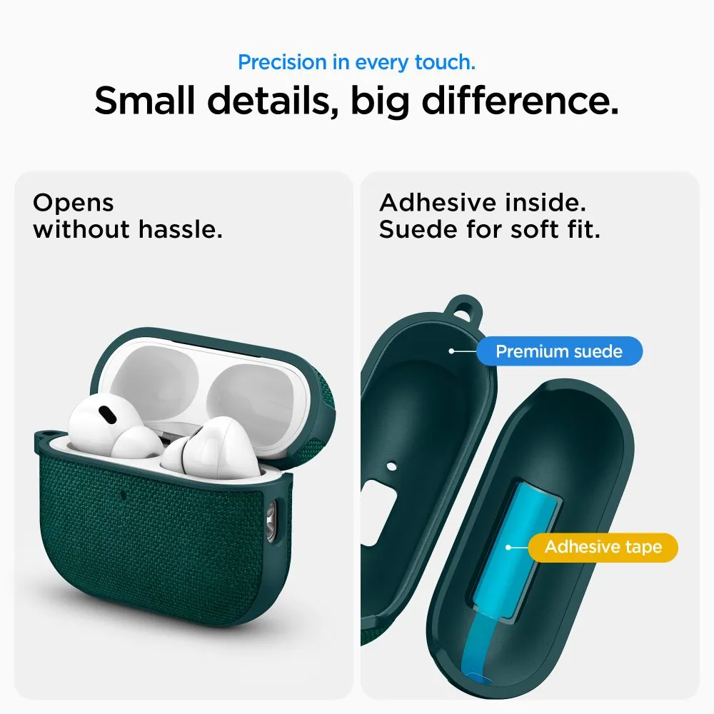 Apple AirPods Pro 3 suojakuori, suojakotelo vihreä SPIGEN URBAN FIT