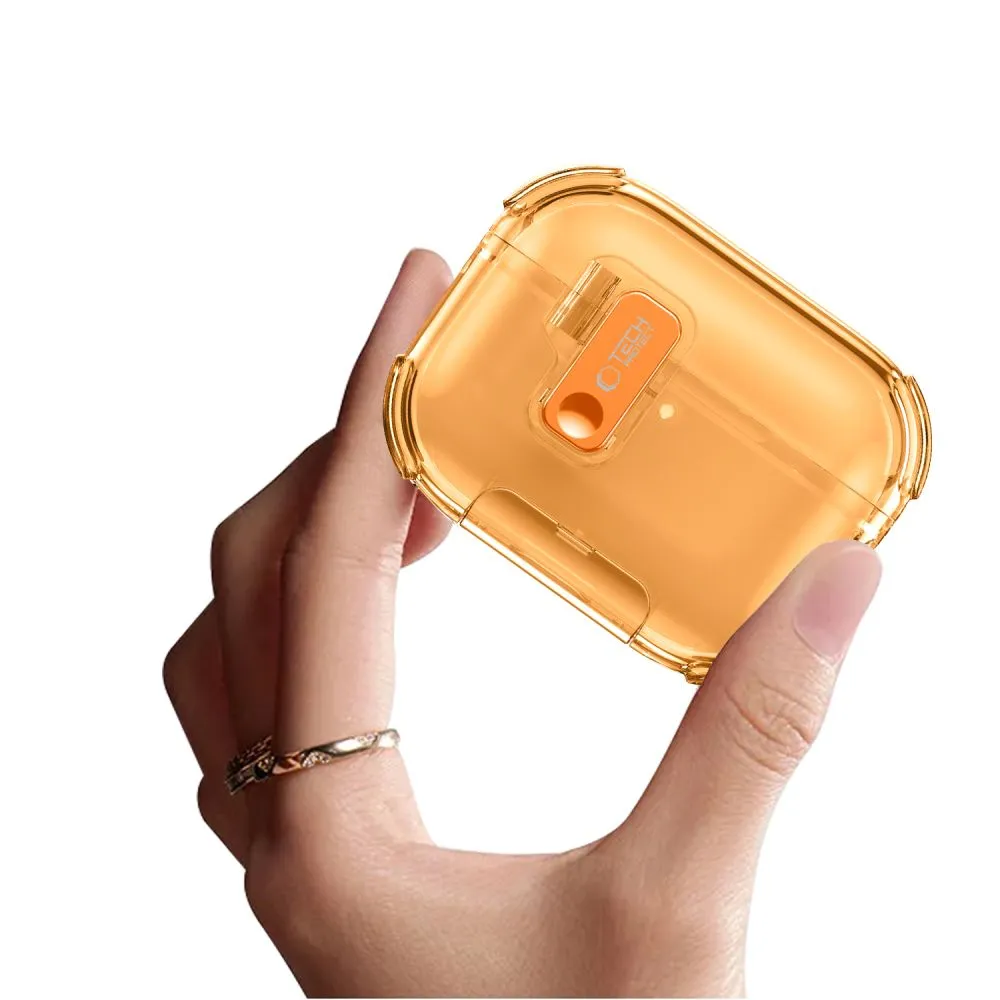 Apple AirPods Pro 3 Aizsargvāciņi un maciņi zaļš TECH-PROTECT BOUNCE PRO