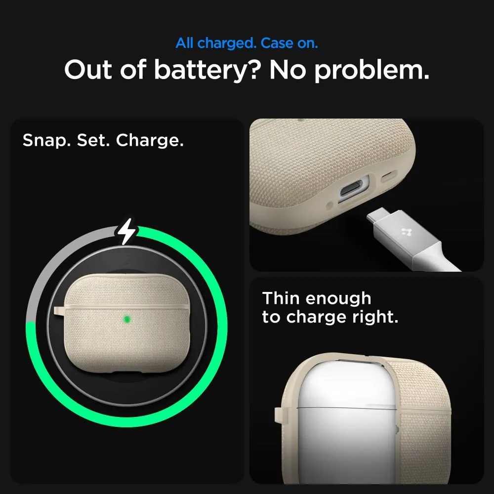 Apple AirPods Pro 3 telefono dėklas baltas SPIGEN URBAN FIT