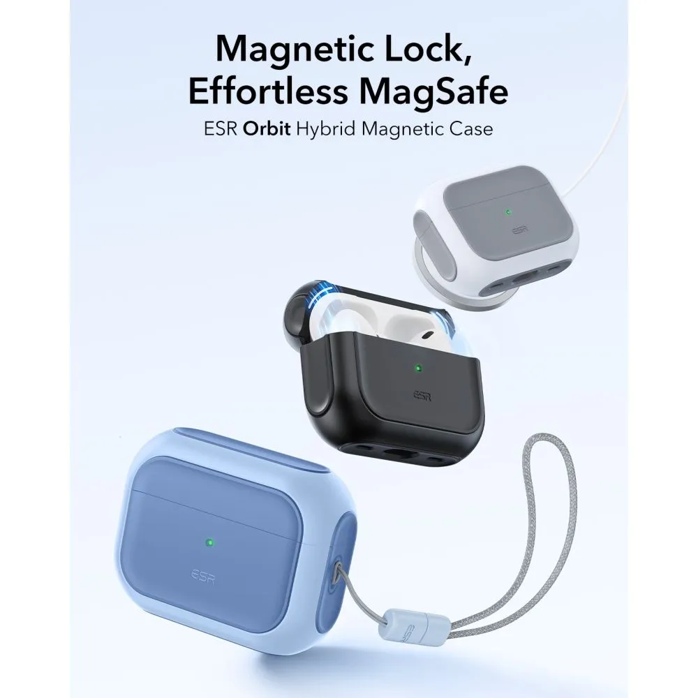 Apple AirPods Pro 3 dėklas mėlyna ESR ORBIT HALOLOCK MAGSAFE