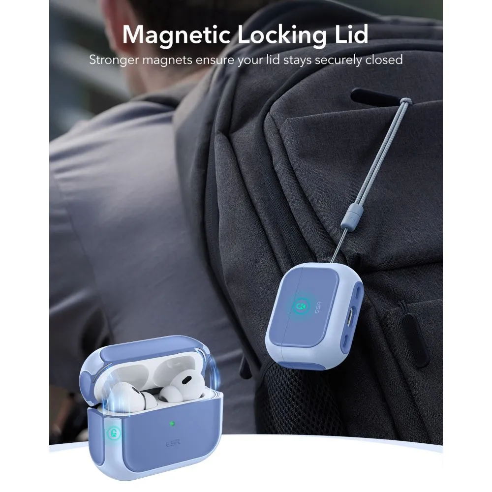 Apple AirPods Pro 3 dėklas mėlyna ESR ORBIT HALOLOCK MAGSAFE