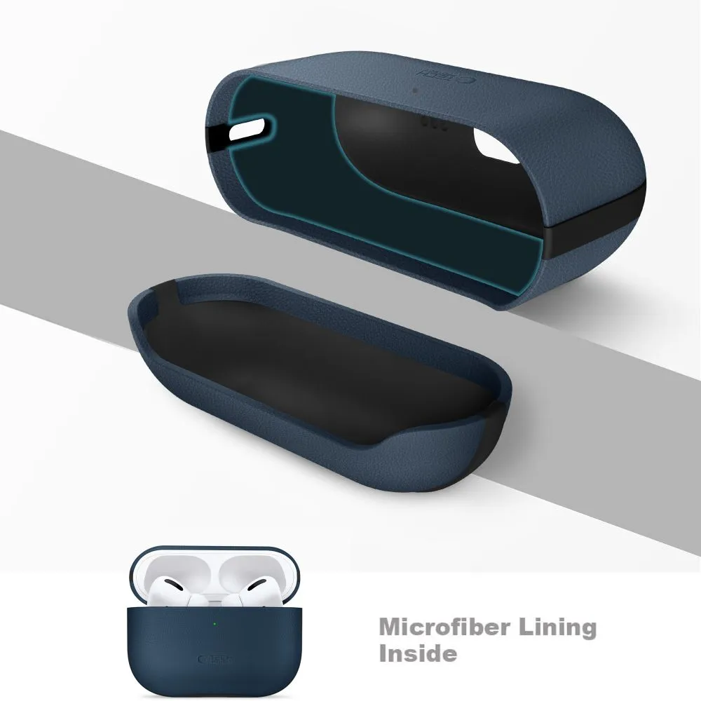 Apple AirPods Pro 3 Aizsargvāciņi un maciņi zils TECH-PROTECT NATURALFIT