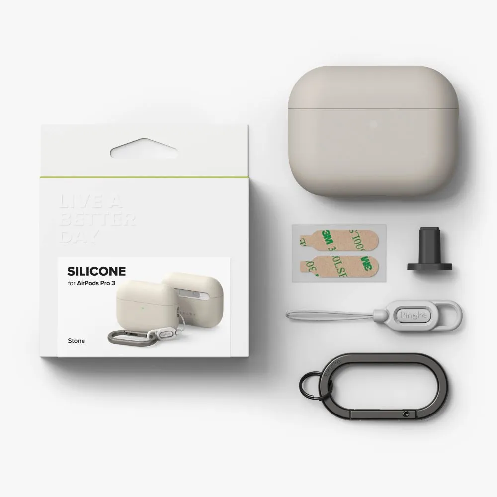 Apple AirPods Pro 3 telefona vāciņš  RINGKE SILICONE