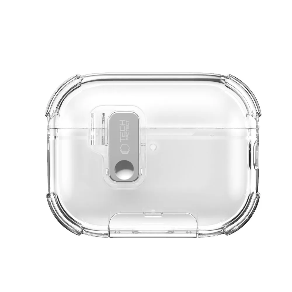 Apple AirPods Pro 3 Aizsargvāciņi un maciņi caurspīdīgs TECH-PROTECT BOUNCE PRO