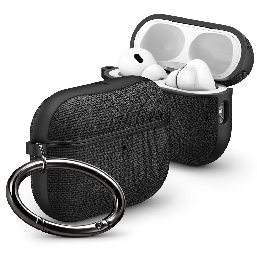 Apple AirPods Pro 3 suojakuori, suojakotelo musta SPIGEN URBAN FIT
