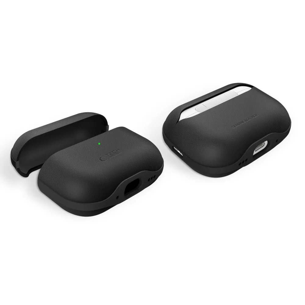 Apple AirPods Pro 3 Aizsargvāciņi un maciņi melns TECH-PROTECT NATURALFIT