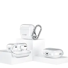 Apple AirPods Pro 3 maciņš caurspīdīgs TECH-PROTECT FLEXAIR