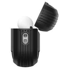 Apple AirPods Pro 3 suojakuori, suojakotelo musta SPIGEN RUGGED ARMOR