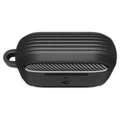 Apple AirPods Pro 3 suojakuori, suojakotelo musta SPIGEN RUGGED ARMOR