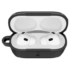 Apple AirPods Pro 3 suojakuori, suojakotelo musta SPIGEN RUGGED ARMOR