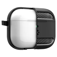 Apple AirPods Pro 3 suojakuori, suojakotelo musta SPIGEN RUGGED ARMOR