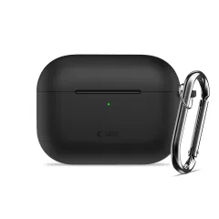 Apple AirPods Pro 3 suojakuori, suojakotelo musta TECH-PROTECT SILICONE HOOK