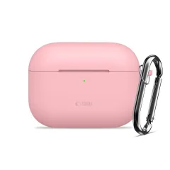 Apple AirPods Pro 3 suojakuori, suojakotelo pinkki TECH-PROTECT SILICONE HOOK