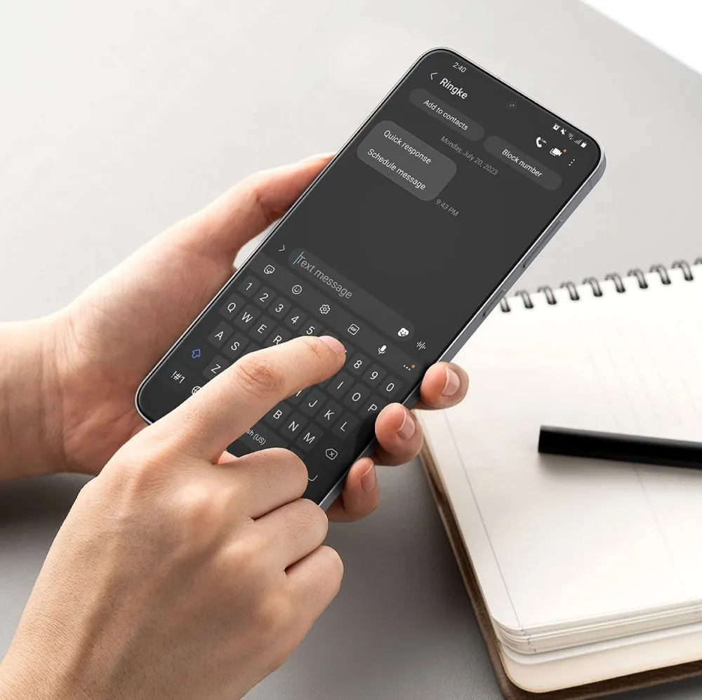 Samsung Galaxy S25 FE aizsargstikls  RINGKE EASY SLIDE 2-PACK