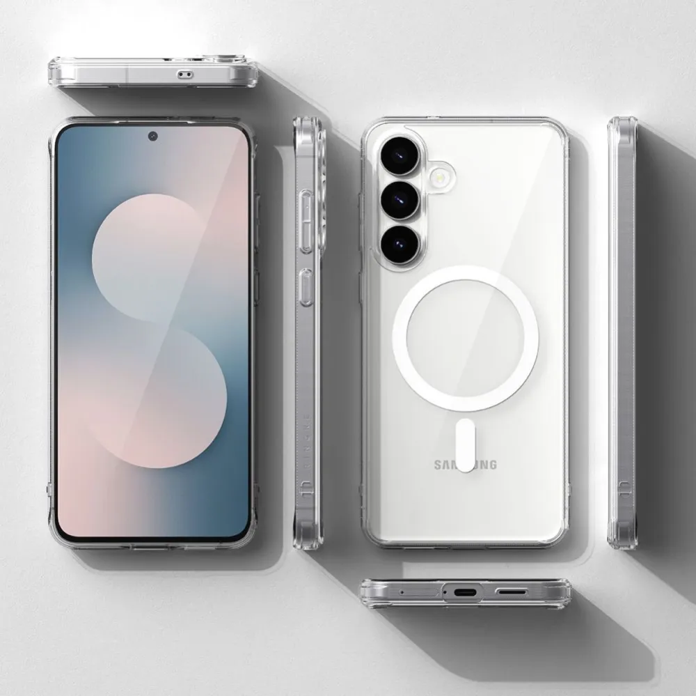 Samsung Galaxy S25 FE skal transparent RINGKE FUSION MAGNETIC MAGSAFE