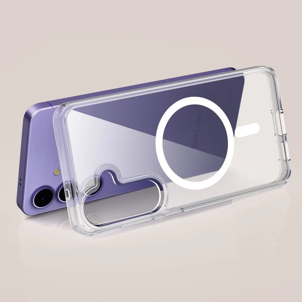 Samsung Galaxy S25 FE чехол прозрачный TECH-PROTECT FLEXAIR HYBRID MAGSAFE
