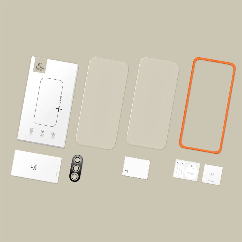 Samsung Galaxy S25 FE aizsargstikls  TECH-PROTECT EASY SET+ 3-PACK