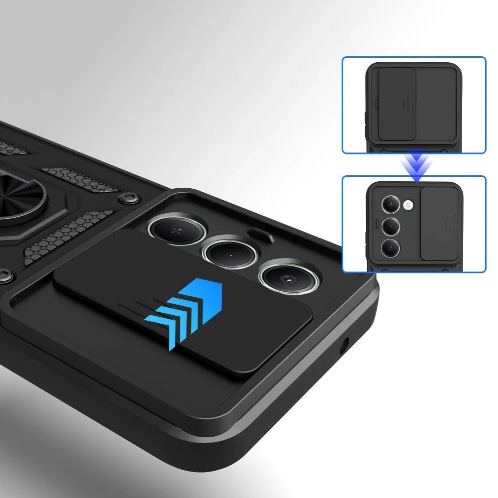 Xiaomi RedMi Redmi 15 4G / 5G vāciņš melns TECH-PROTECT CAMSHIELD PRO
