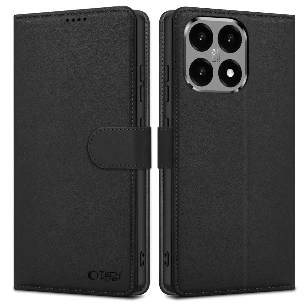 Xiaomi 15 15T fodral svart TECH-PROTECT WALLET