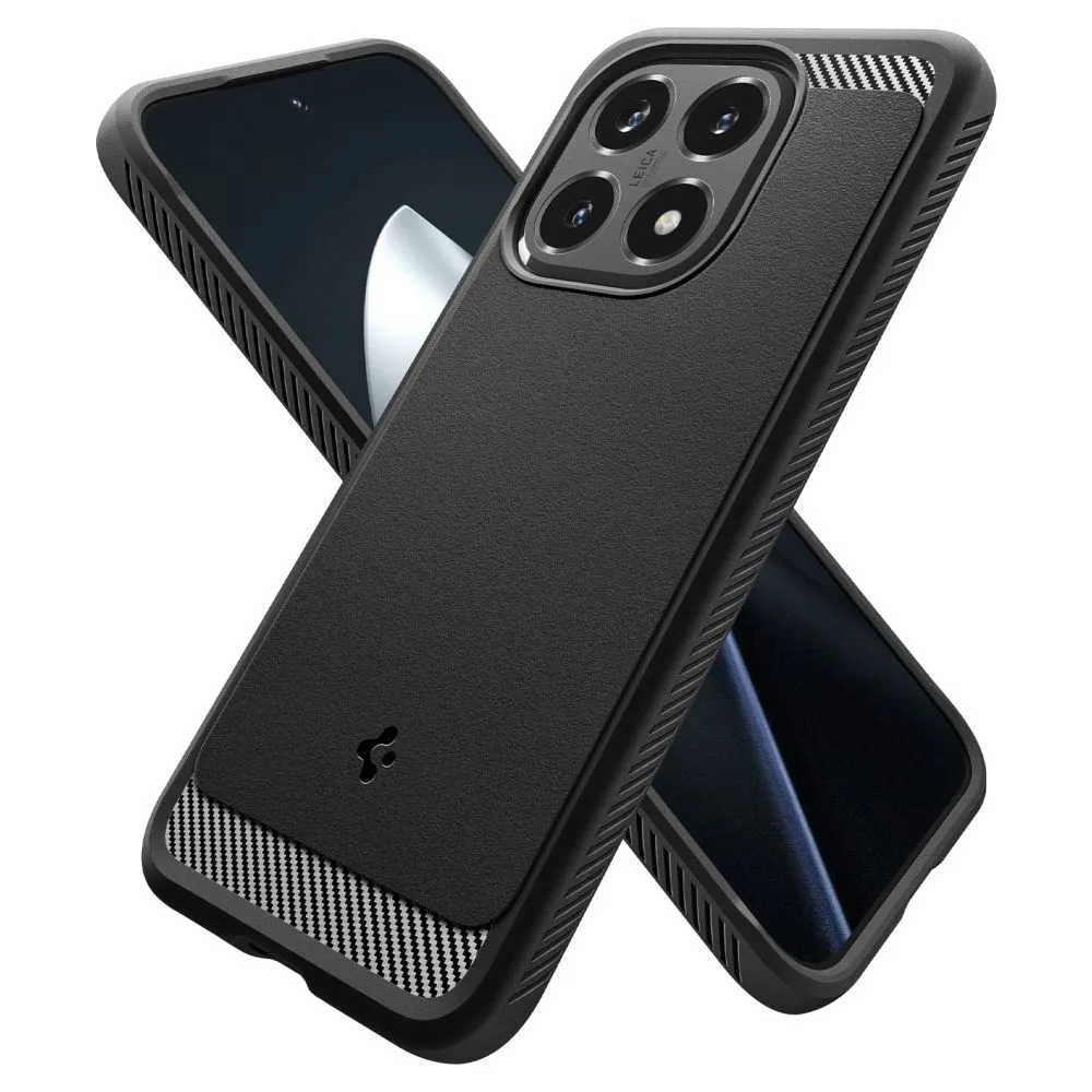 Xiaomi 15 15T Telefona vāciņš melns SPIGEN RUGGED ARMOR