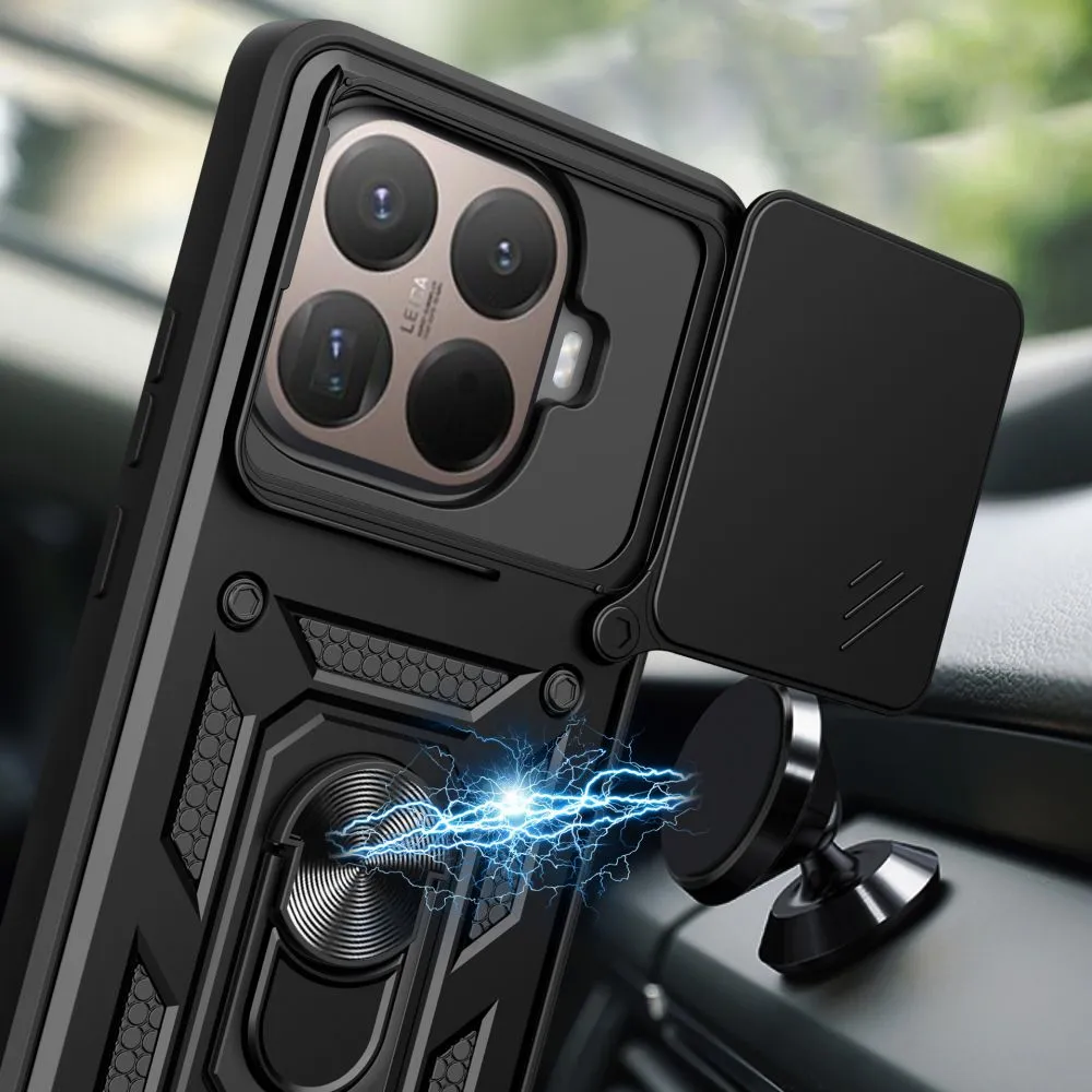 Xiaomi 15 15T Pro dėklas Juoda TECH-PROTECT CAMSHIELD PRO