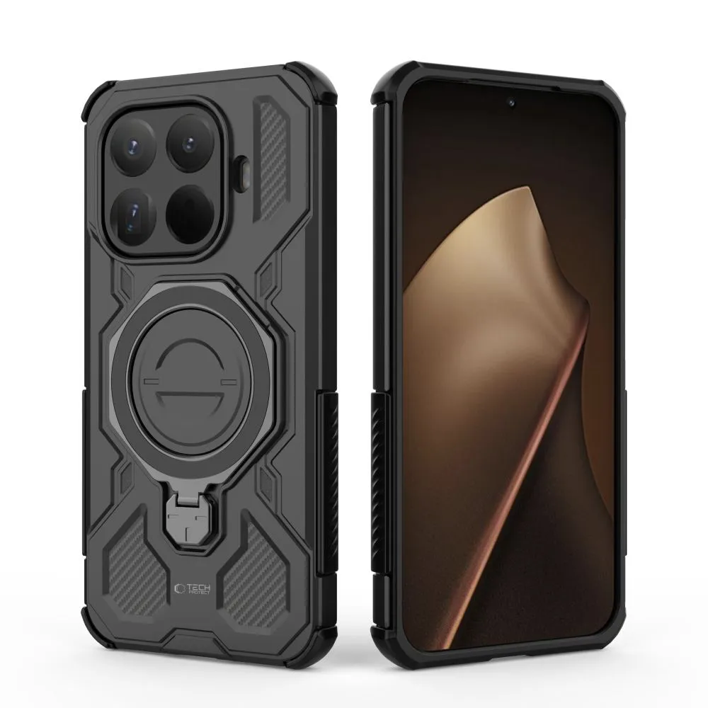 Xiaomi 15 15T Pro ümbris must TECH-PROTECT TACTICSTAND MAGSAFE