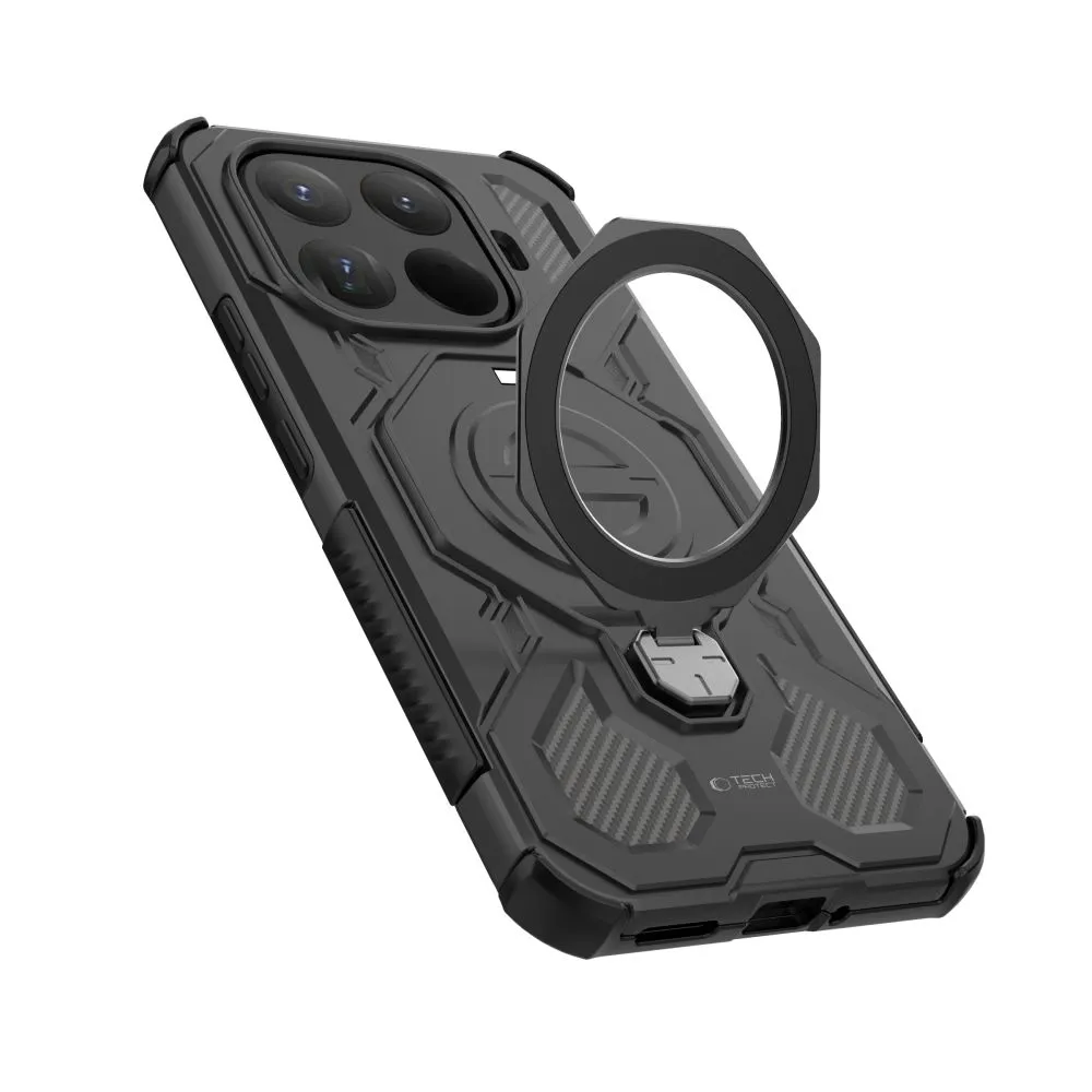 Xiaomi 15 15T Pro ümbris must TECH-PROTECT TACTICSTAND MAGSAFE