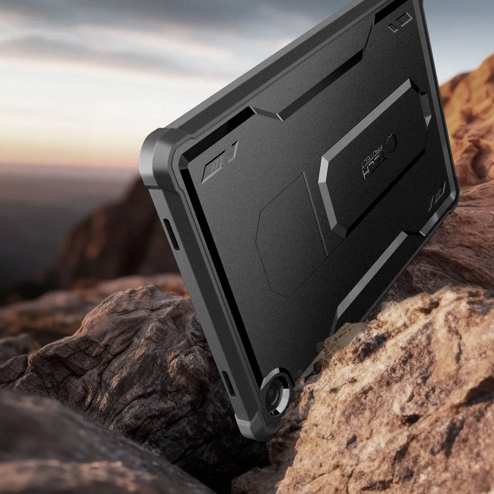 Samsung Galaxy Tab A11 Plus 11.0 Planšetes vāciņš melns TECH-PROTECT KEVLAR PRO