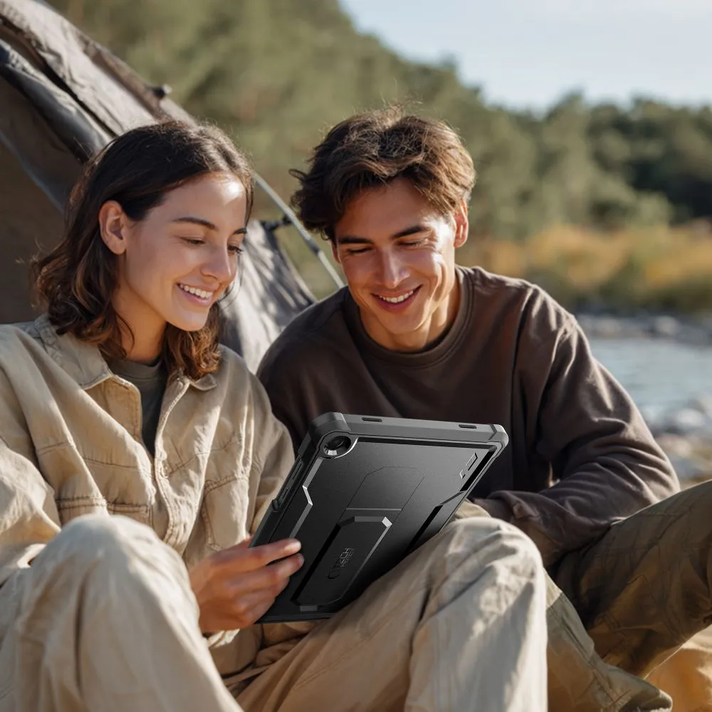 Samsung Galaxy Tab A11 Plus 11.0 Planšetes vāciņš melns TECH-PROTECT KEVLAR PRO