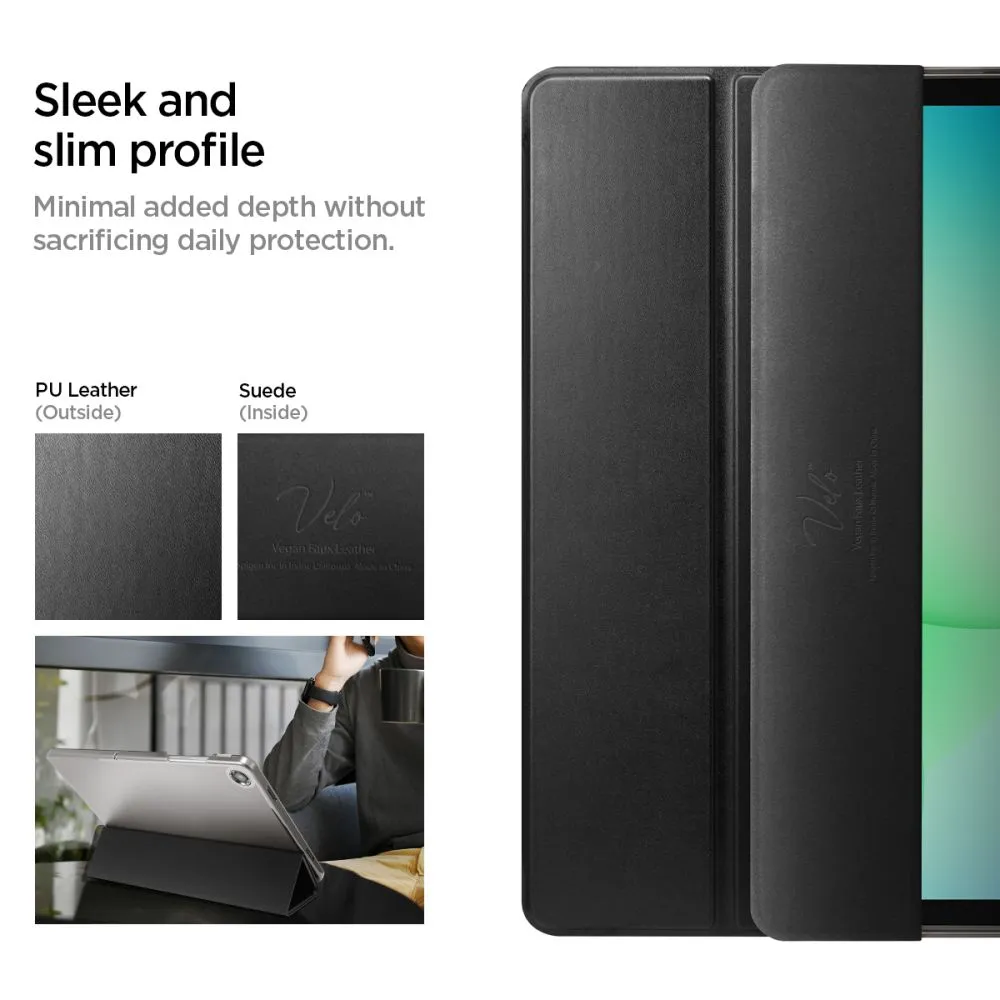 Samsung Galaxy Tab A11 Plus 11.0 Planšetes maciņš melns SPIGEN SMART FOLD
