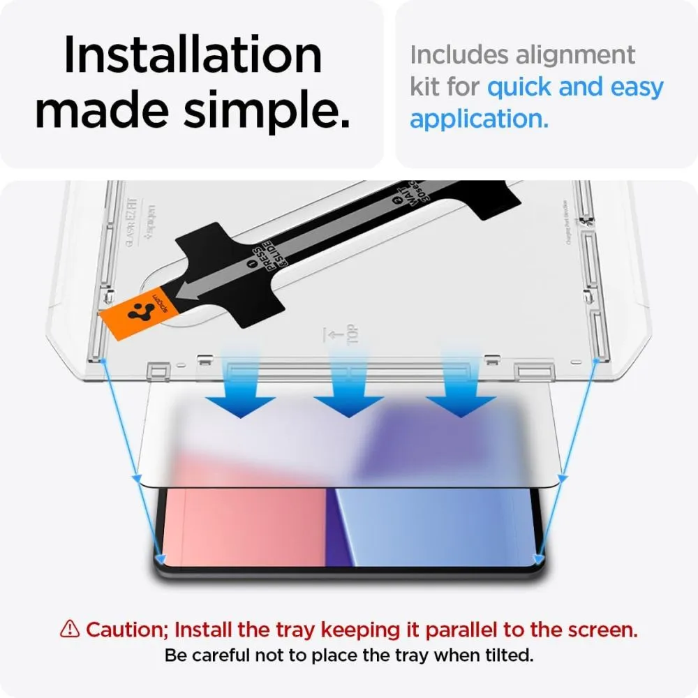 Apple iPad Pro 13 (2025) tahvelarvuti ekraani kaitseklaas SPIGEN GLAS.TR ”EZ FIT”