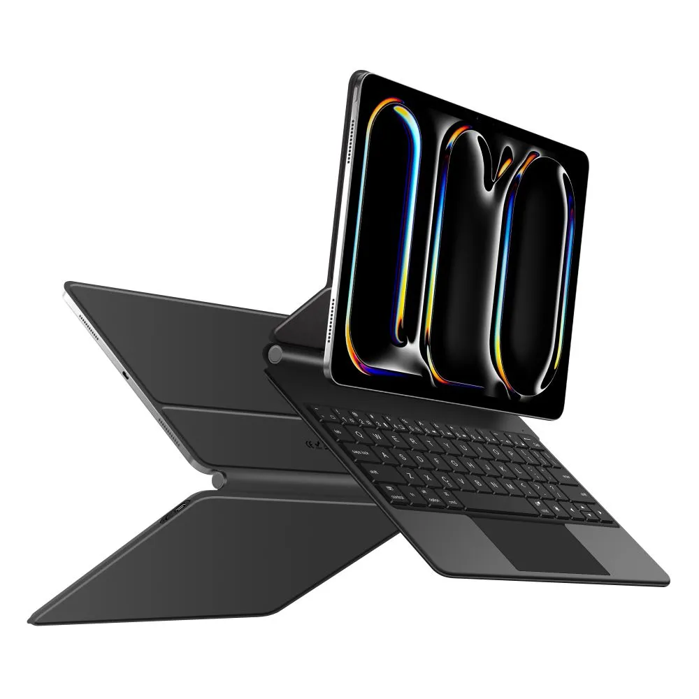 Apple iPad Pro 13 (2025) Planšetes maciņš melns TECH-PROTECT SMARTCASE MAGNETIC + KEYBOARD