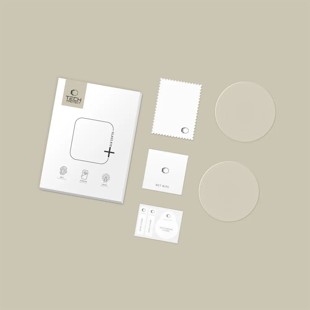 Huawei Watch GT 6 aizsargstikls  TECH-PROTECT GLASS FIT+ 2-PACK (41 MM)