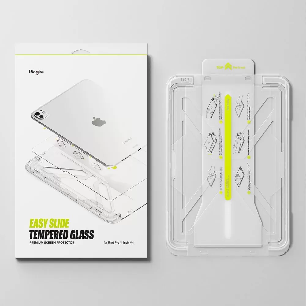 Apple iPad Pro 11 (2025) tahvelarvuti ekraani kaitseklaas RINGKE EASY SLIDE