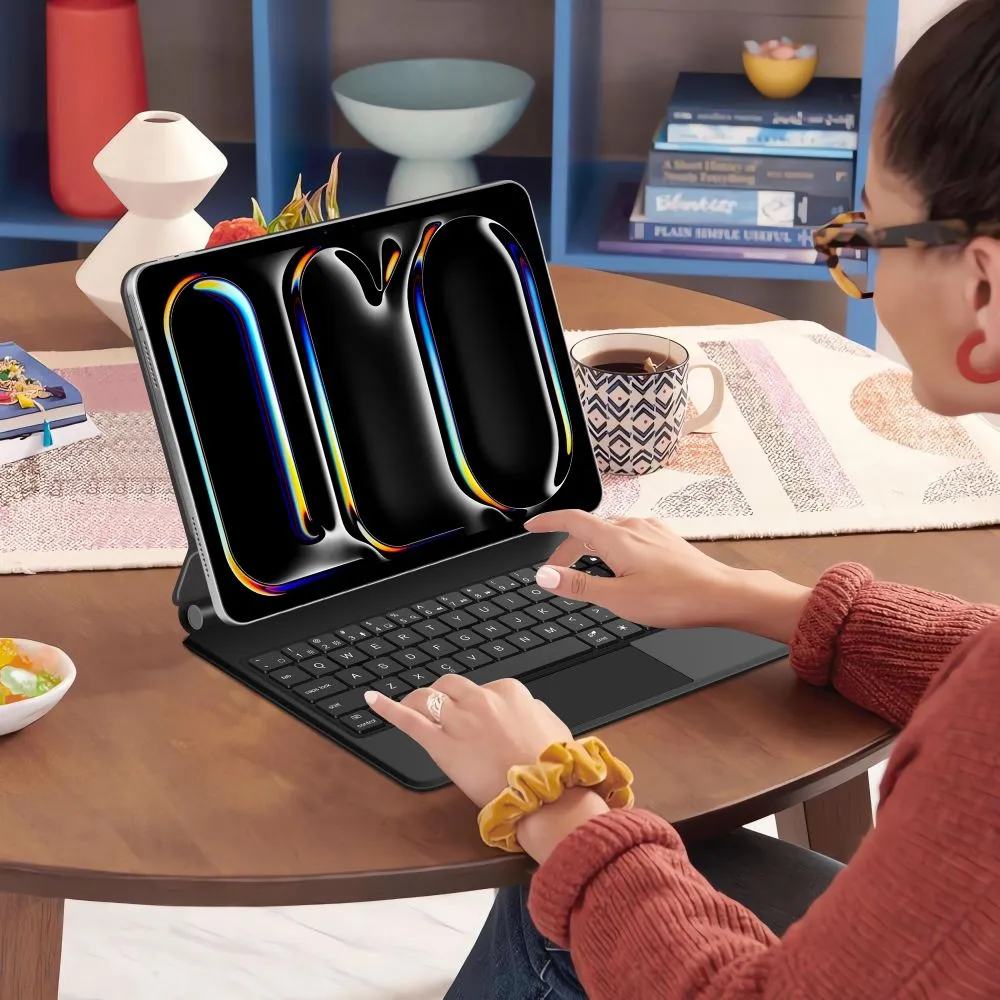 Apple iPad Pro 11 (2025) Planšetes maciņš melns TECH-PROTECT SMARTCASE MAGNETIC + KEYBOARD