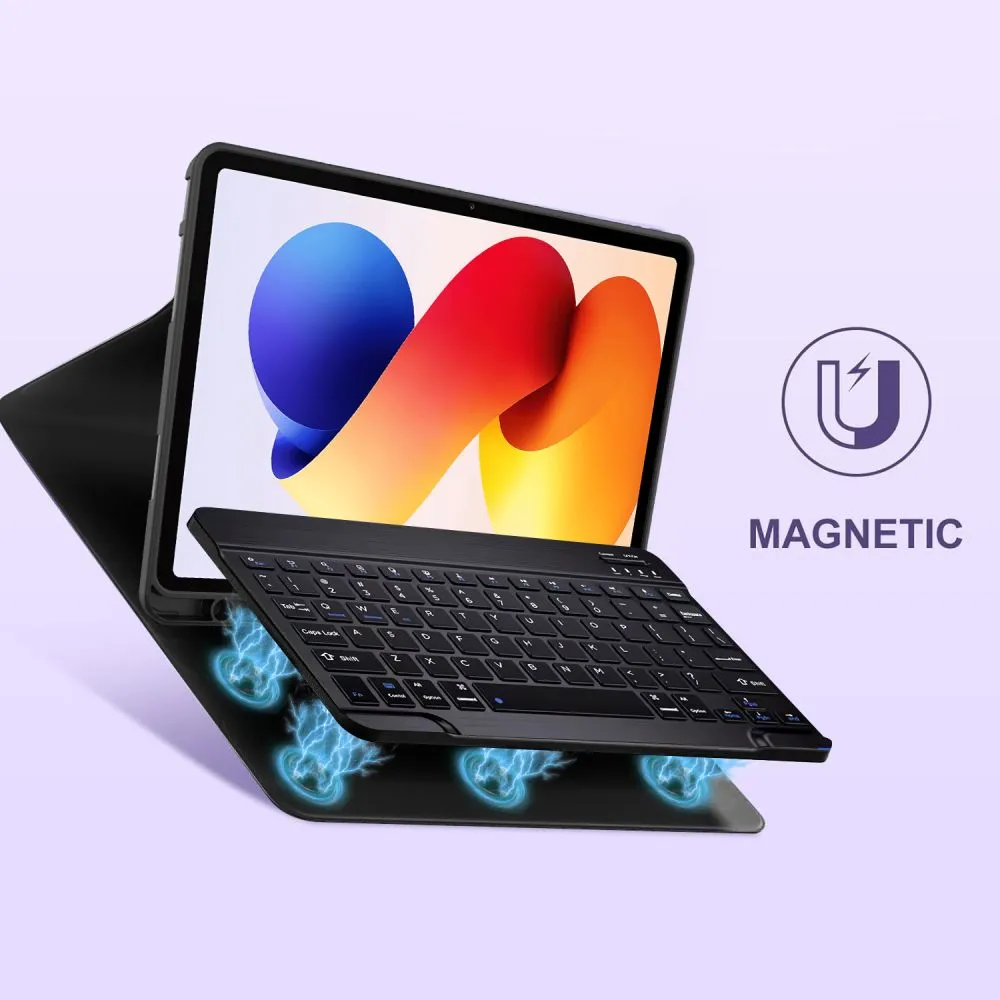 Xiaomi RedMi Pad 2 Pro 12.1 Planšetes maciņš melns TECH-PROTECT SC PEN + KEYBOARD
