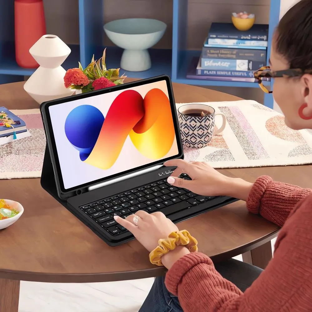 Xiaomi RedMi Pad 2 Pro 12.1 Planšetes maciņš melns TECH-PROTECT SC PEN + KEYBOARD