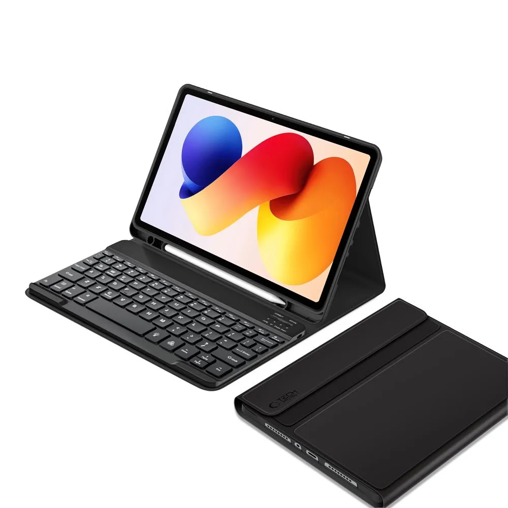 Xiaomi RedMi Pad 2 Pro 12.1 Planšetes maciņš melns TECH-PROTECT SC PEN + KEYBOARD